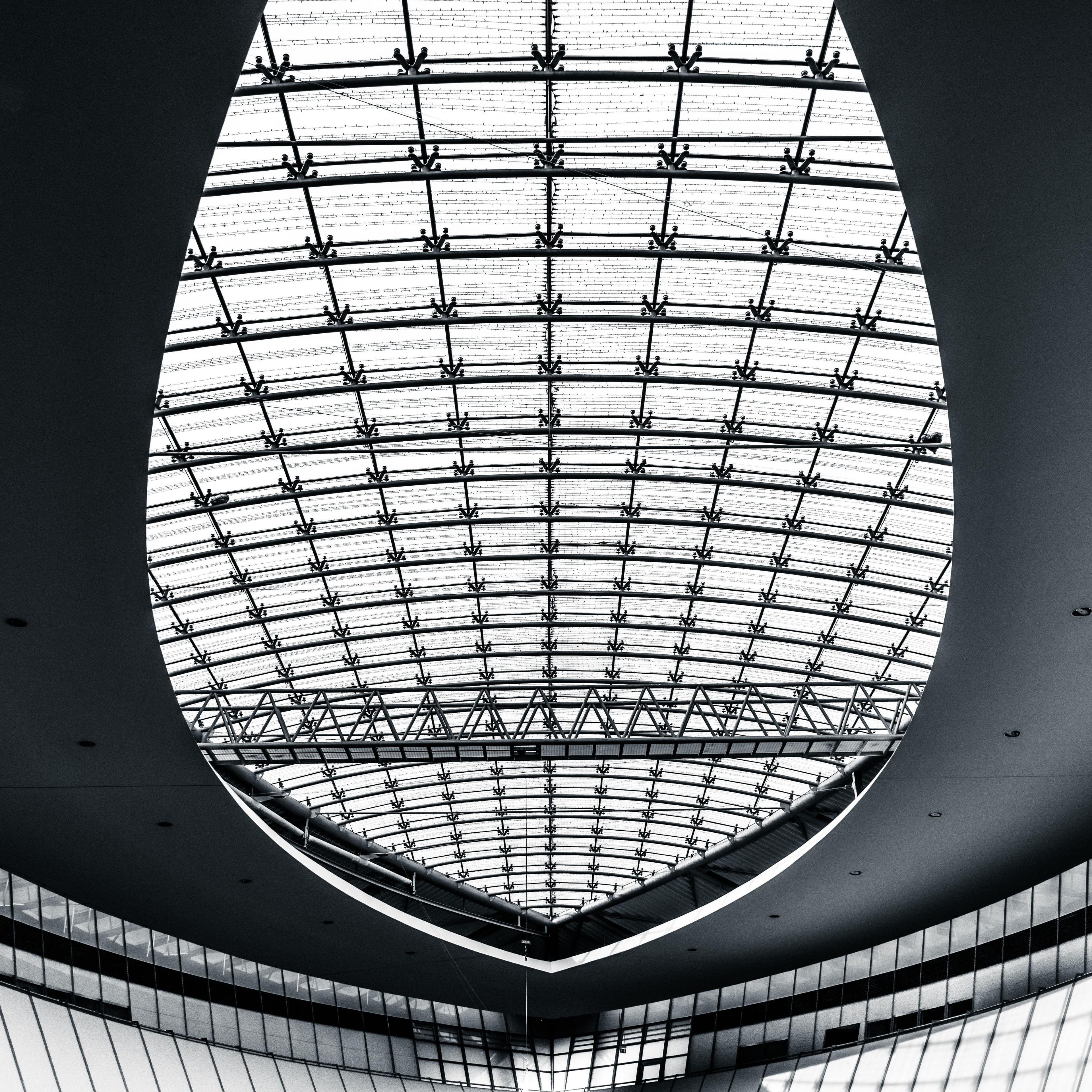 Skylight geometric ceiling