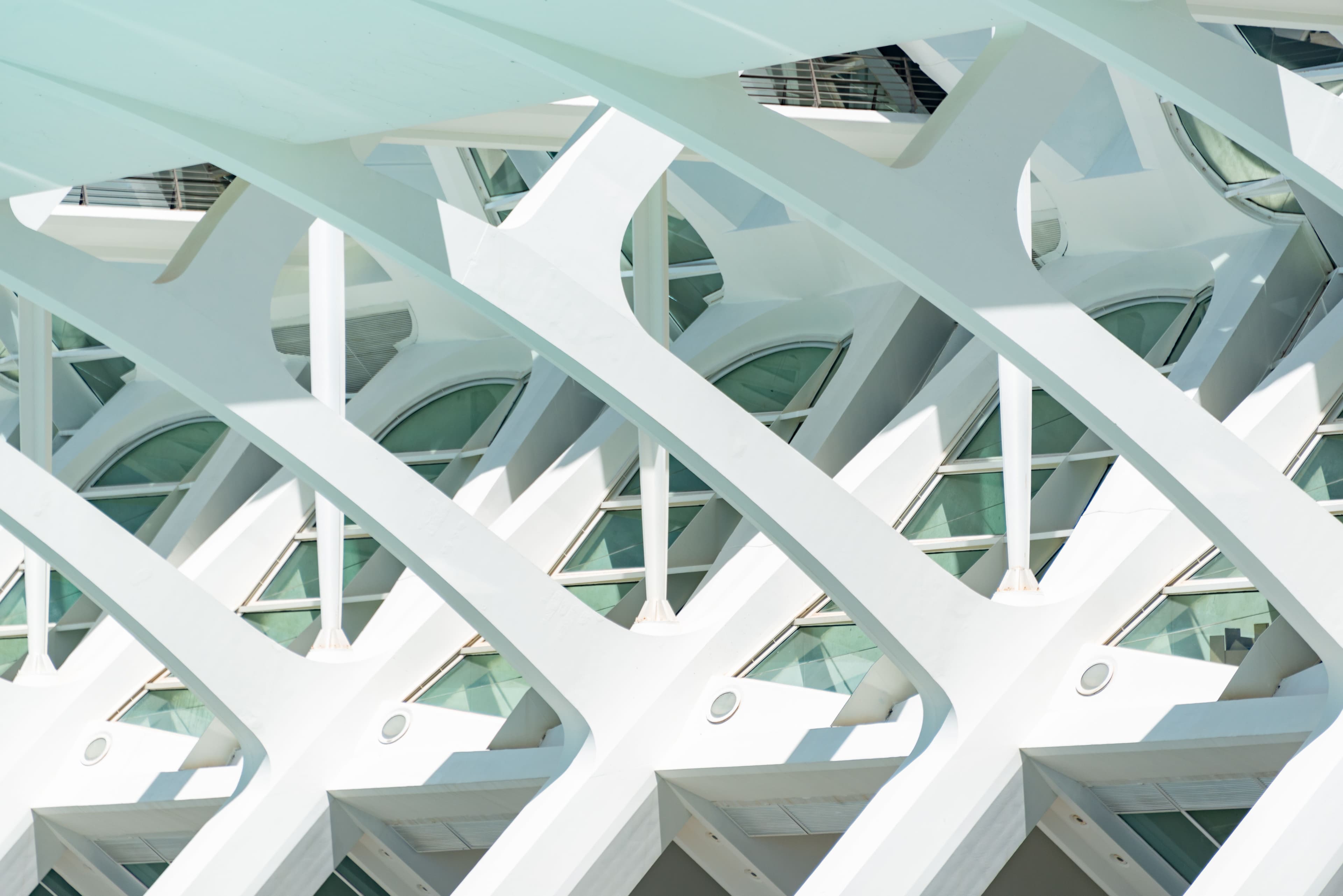 Ribbed skylight structure